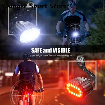 350 mah Biciklistička Fenjer Zadužen za Maglu LED MTB Cestovna Svjetiljka Bljeskalica Noćni Jahanje Pribor za mtb dugo svjetlo