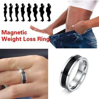2021 Modni Nakit Magnetna Terapija Površno Zdravstvo Prsten Za Mršavljenje Anillos Mujer Love Prsten Od nehrđajućeg Čelika Za žene i Muškarce