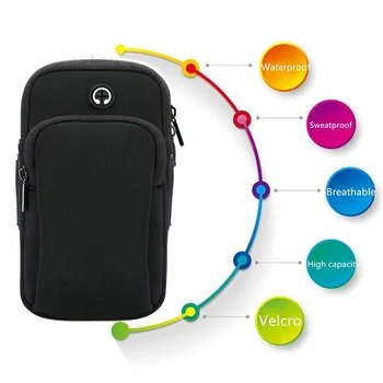 Sportska torbica za telefon za trčanje Povez za ruku za iPhone 12 11 Pro Samsung, Huawei Xiaomi Teretana Vanjski torba za telefon Torbica za Airpods Torba