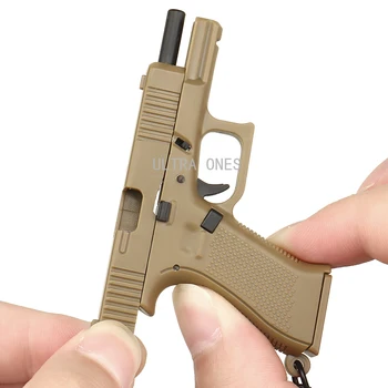 Taktički Marširati Privjesak u obliku pištolja Mini Prijenosni Ukras Izmjenjivi Prsten za ključeve Pucanje Lov Sačmarice Pribor Držač Ključeva