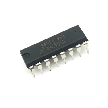 10 kom./LOT 74HC595 74HC595N SN74HC595N DIP-16 Novi originalni čip četverojezgrenog op pojačala DIP16 Chipset dobre kvalitete