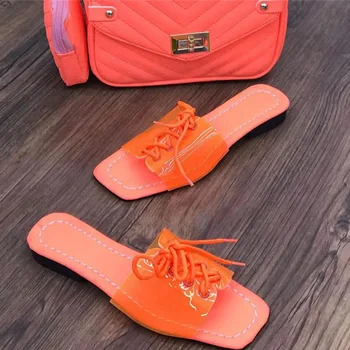 Ljetne ženske papuče Držači sandale ravnim cipelama S Velikom veličina 36-43 Trendy ženske plaža japanke čiste boje Ženska obuća