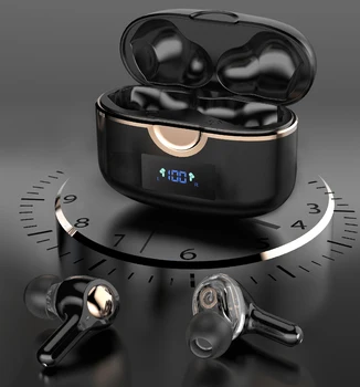 Slušalice sa mikrofonom TWS Bluetooth 5.1 u uhu bežična senzorska slušalice bas stereo Hifi regulator glasnoće glazbe