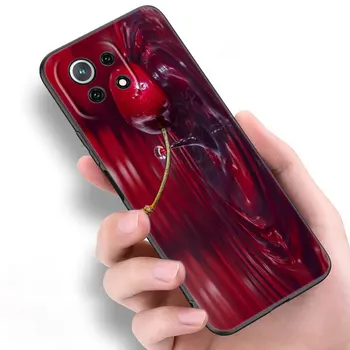 Crvene Trešnje torbica za telefon Xiaomi Mi POCO X3 NFC GT M4 M3 12 11 T 10 T Pro A3 11 Lite NE 5 G 12X 11i F3 Soft crni poklopac TPU