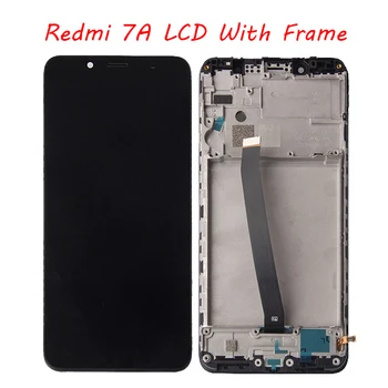 Za XIAOMI Redmi 7A Originalni LCD zaslon u sklop Za XIAOMI Redmi 7 Originalni LCD zaslon u sklop s prednjeg kućišta Crna