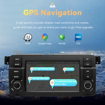 8 GB Carplay Android 11 Automobilski Mediji Za BMW E46 M3 318/320/325/330/335 Rover 75 Coupe Navigacija 1 Din GPS DSP Audio Glavna jedinica
