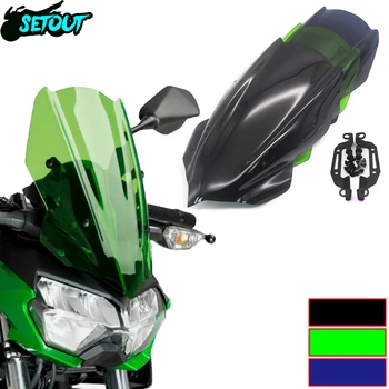 Sportski pribor za motocikle prometni deflektor vjetrobranskog stakla štitnik za sunce vjetrobransko staklo za Kawasaki Z400 2019 2020 2021 double bubbles