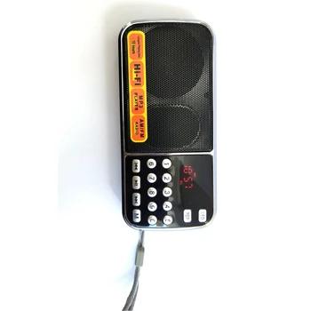 L-088AM dual-band Punjiva Prijenosni Mini Džepni Digitalni Automatski Alat za AM i FM radio sa MP3-music аудиоплеером Zvučnik