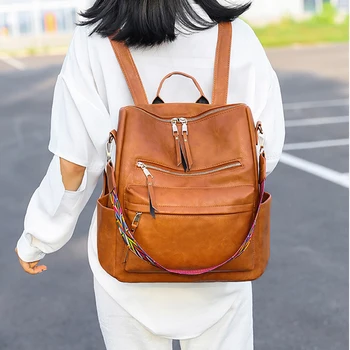 2021 Novi Luksuzni ruksak za žene Visoke Kvalitete PU Knjiga školske torbe za djevojaka Putne torbe Velikog Kapaciteta Ženske Mochila