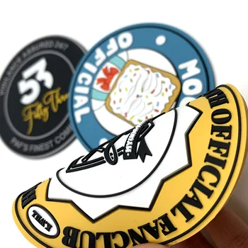 Običaj logo Eko mekani gumeni staklo podmetače za čaše za piće Promotivni pokloni Tepisi Jastučići