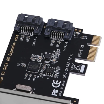 PCIe (PCI Express za SATA3.0 2 Port Adapter za kartice za proširenje kontrolera za SATA III 6G