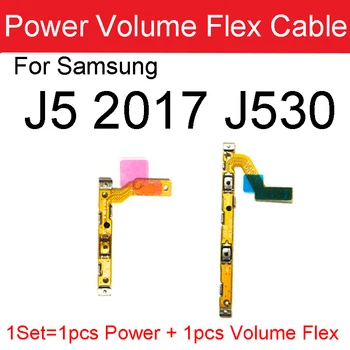Uključeno/Isključeno Bočna Tipka Za Ugađanje Glasnoće Hrane Fleksibilan Kabel Za Samsung Galaxy J3 J5 J7 2017 J330 J530 J730 Prekidač Za Podešavanje Glasnoće Hrane Fleksibilna Traka