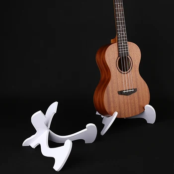1 KOM. Prijenosni ukulele PVC Sklopivi Držač za Stalak Sklopivi Vertikalni Gitara Gitara, Bas, Violina Postolje za zaslon Pribor za montažu