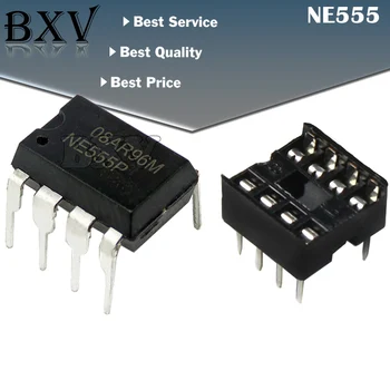20 KOM./LOT Novi NE555 NE555P NE555N 555 Vremena DIP-8 8-pinski Konektor DIP /SOP-8 SMD NE555DR Chipset IC