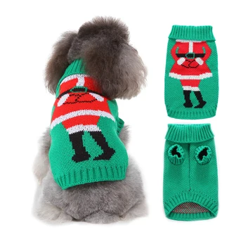 Božićni pulover za pse Zima pas Вязаное kaput Pulover Kardigan Odjeća za mlade srednjih pasa Chihuahua Yorkshire kostim Jelena