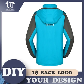 6-boja runo jakna za putovanja na otvorenom penjanje radna odjeća puna boja vodootporne topla zimska jakna DIY po mjeri