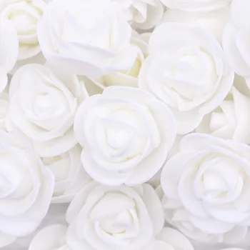 500 kom. 3 cm Izolacijski Krunica Ruže Umjetno Cvijeće Ruže Za Vjenčanje ukras DIY Ručni Rad Cvjetni Buket Vijenac Pribor Ruže