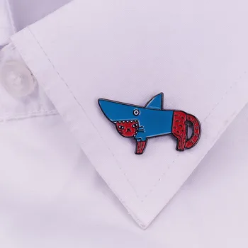 Plaža tema ikonu s pin-om dekor za zabavne kućne ljubimce torbe Odjeća Kapa ruksak morski pas tjedan Nakit Gumbe Pribor