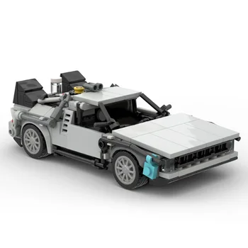Buildmoc high-tech automobil, Vraćaju se u budućnost, Time Machine, Model Superautomobila, blokovi, vozila, Igračke za djecu, Dar