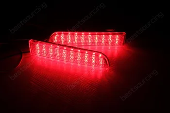 ANGRONG LED Reflektor Branik Crvena Leća Stražnje Stop svjetlo Za Mitsubishi Lancer Evolution X Outlander Sport / RVR/ASX (CA256)